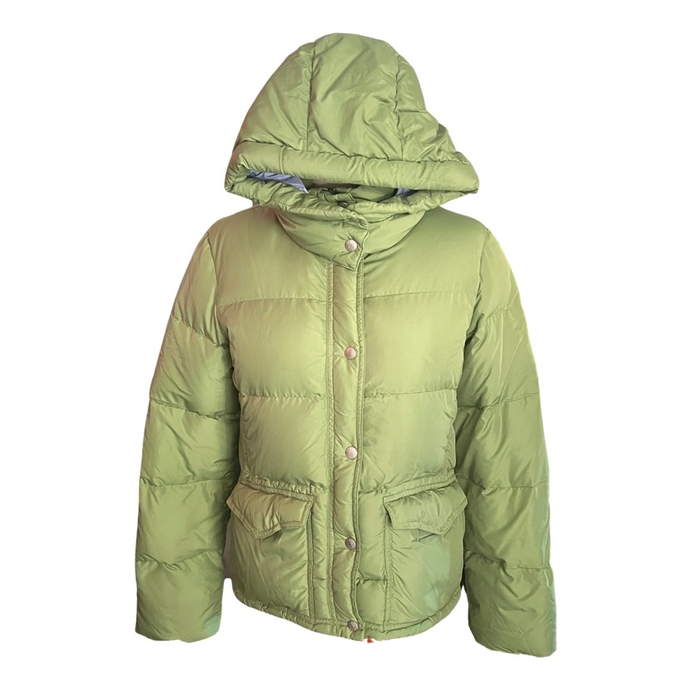 J CREW olive green Puffer Jacket